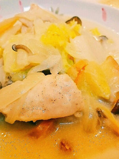 給食メニュー☆リンゴと白菜のミルク煮-レシピのメイン写真