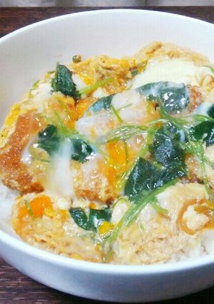 半熟トロトロカツ丼-レシピのメイン写真
