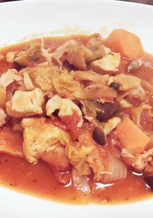 鶏肉のトマト煮込み-レシピのメイン写真