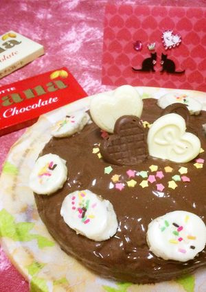 炊飯器でつくるチョコバナナケーキ-レシピのメイン写真