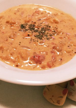 牛乳&トマトたっぷり★エビのビスク♬-レシピのメイン写真