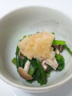 しめじと春菊のおろしポン酢-レシピのメイン写真