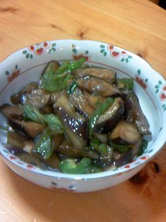 茄子の醤油炒め-レシピのメイン写真