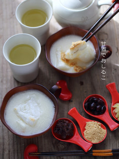 甘酒でおしるこ♡-レシピのメイン写真