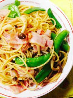 キノコとベーコンの和風パスタ-レシピのメイン写真