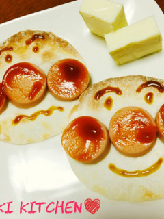 ♡餃子の皮でアンパンマン!♡-レシピのメイン写真