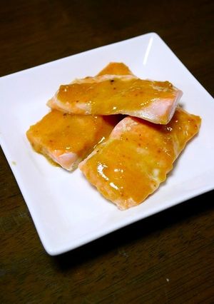 簡単！銀鮭の七味味噌和え-レシピのメイン写真