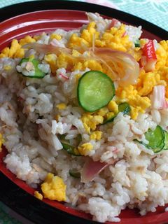 みょうがの甘酢漬け☆簡単ちらし寿司-レシピのメイン写真