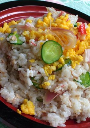 みょうがの甘酢漬け☆簡単ちらし寿司-レシピのメイン写真