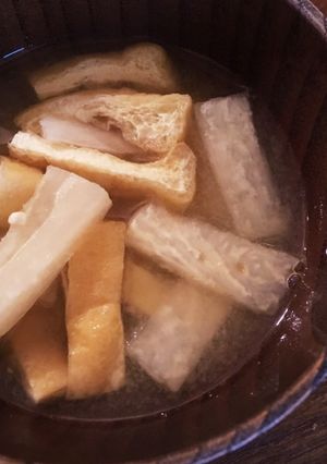 出汁をとって作る大根と油揚げの味噌汁-レシピのメイン写真