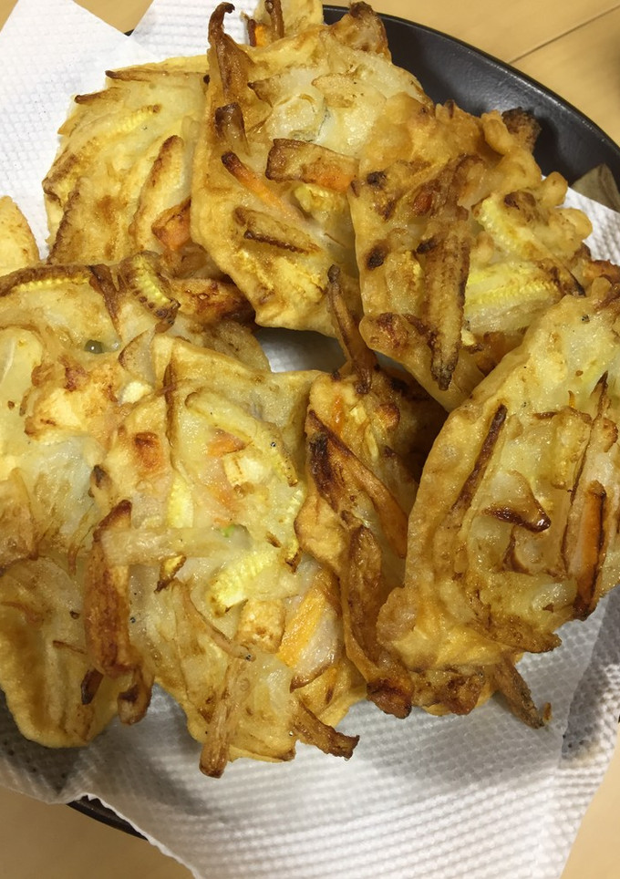 数の子入りのかき揚げ(*´∀`)♪-レシピのメイン写真