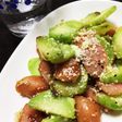 簡単!ブロッコリーの茎とウィンナー炒め