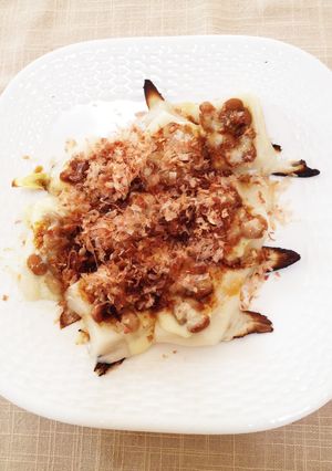 簡単!! 納豆チーズもちピザ-レシピのメイン写真
