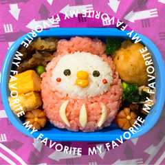 รูปของ 酉年★キャラ弁＊鳥だるま