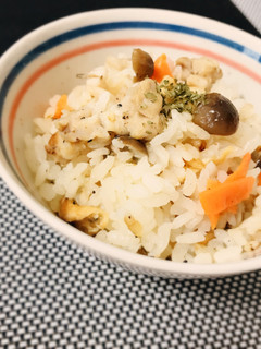 鶏肉の白ワイン炊き込みご飯-レシピのメイン写真