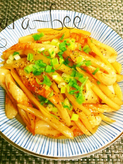 節約60円♡ちくじゃが甘辛バター醤油炒め-レシピのメイン写真