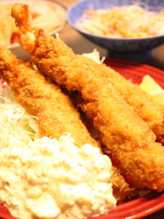 家庭で簡単♪超特大エビフライ-レシピのメイン写真