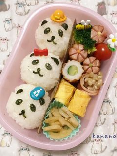 幼稚園 ぱんだちゃん弁当-レシピのメイン写真