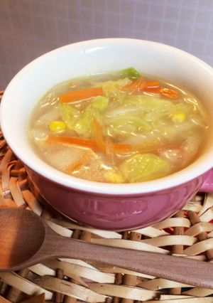 白菜のあったかスープ♡-レシピのメイン写真