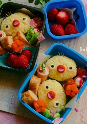 ひよこちゃんむすび❤2017簡単キャラ弁-レシピのメイン写真