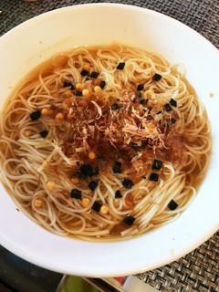 簡単!レンジで出汁作り♪生姜にゅうめん-レシピのメイン写真