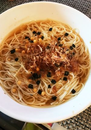 簡単！レンジで出汁作り♪生姜にゅうめん-レシピのメイン写真