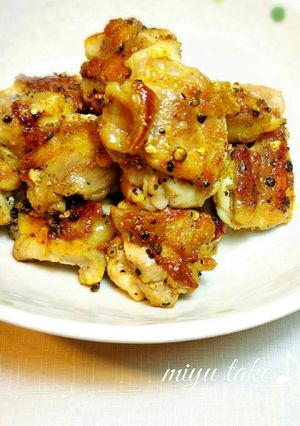 鶏ももの黒胡椒焼き♪サッパリレモン^^-レシピのメイン写真