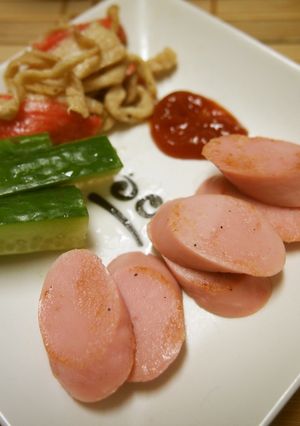 魚肉ソーセージ焼いただけ♪-レシピのメイン写真