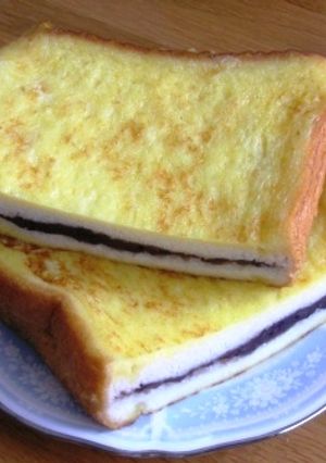 大好き！フレンチトースト風小倉サンド♪-レシピのメイン写真