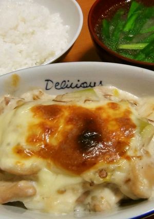 鶏スープ付き♡フライパンdeグラタン-レシピのメイン写真