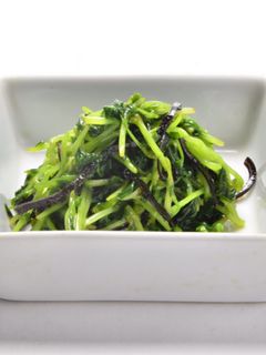 豆苗の塩昆布和え ナムル風-レシピのメイン写真