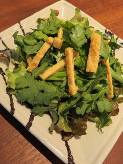 春菊と油揚げのサラダ-レシピのメイン写真