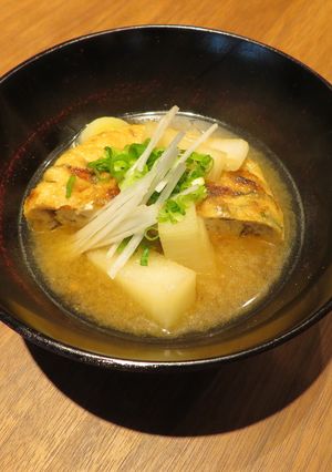 がんもと長芋の味噌仕立て-レシピのメイン写真