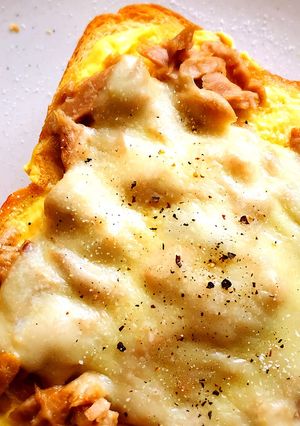 簡単おいしいツナマヨチーズトースト！-レシピのメイン写真