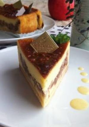 アップルシナモンベイクドチーズケーキ-レシピのメイン写真