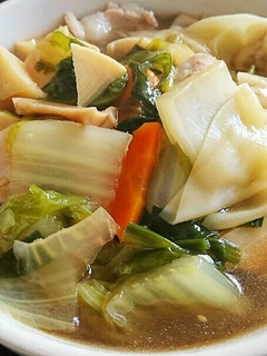 白菜トロトロ野菜が主役のワンタンスープ-レシピのメイン写真