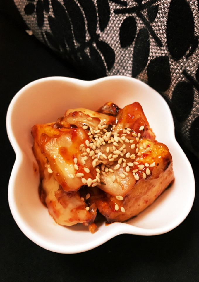 お豆腐とキムチの簡単 炒め♪-レシピのメイン写真