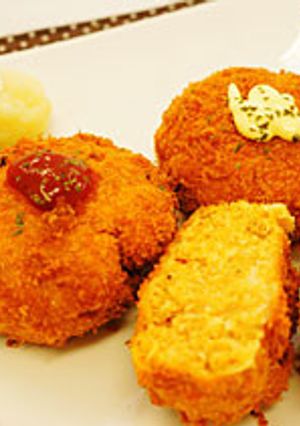 きのこカレーのおからコロッケ-レシピのメイン写真