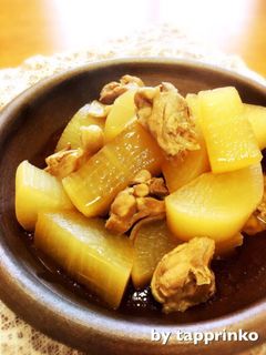 和食☆我が家の大根と鶏もも肉の煮物-レシピのメイン写真