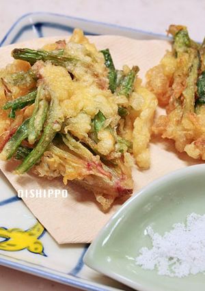 ほうれん草の根元の天ぷら-レシピのメイン写真