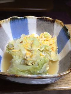 ハクサイ大量消費 玉子とじ-レシピのメイン写真