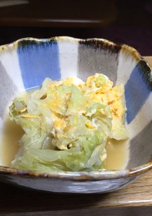 ハクサイ大量消費 玉子とじ-レシピのメイン写真