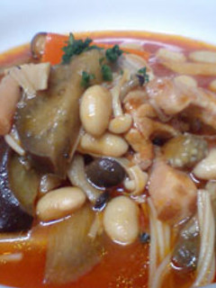 チキンとお豆ときのこのトマト煮込み-レシピのメイン写真