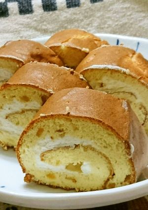 柚ジャムの米粉ロールケーキ-レシピのメイン写真