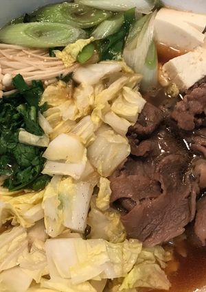 あご出汁を割り下に使ったすき焼き-レシピのメイン写真