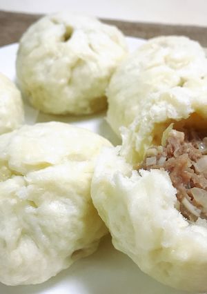 発酵なし！ふわもち肉まん-レシピのメイン写真