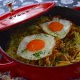 ストウブでお鍋一つで焼きそば