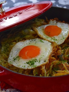 ストウブでお鍋一つで焼きそば-レシピのメイン写真