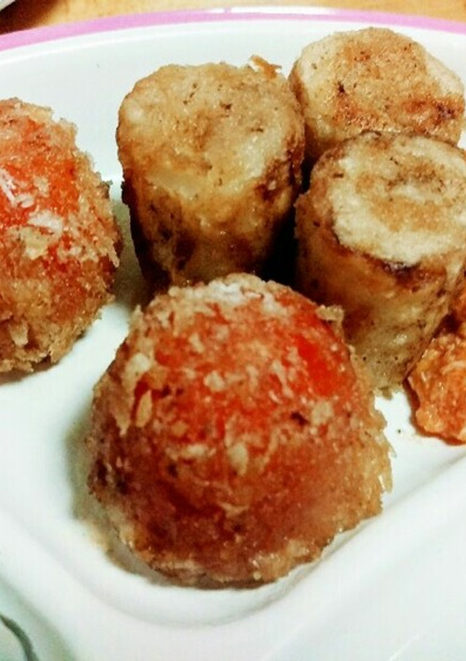 ツナ1缶分でプチトマトとちくわの揚げ焼き-レシピのメイン写真