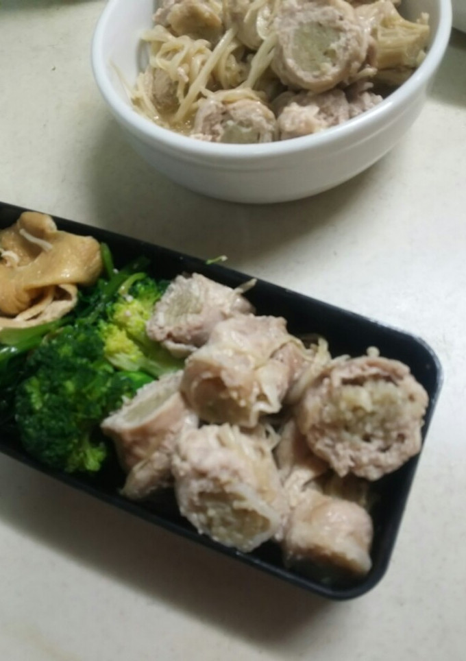 肉巻きエノキの塩バター・レンジで簡単-レシピのメイン写真